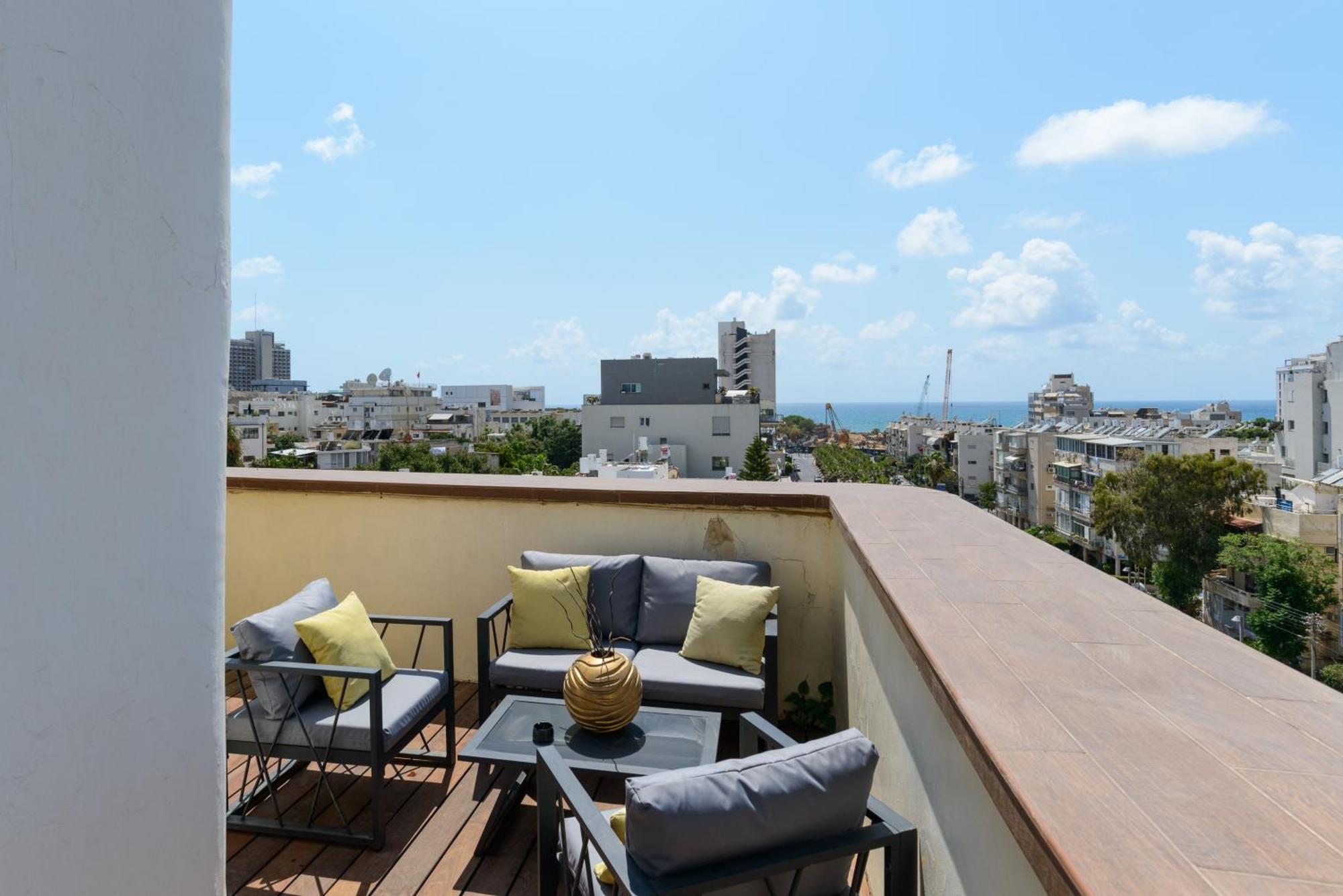 Penthouse With Panoramic View By Feelhome Tel Aviv Exterior foto